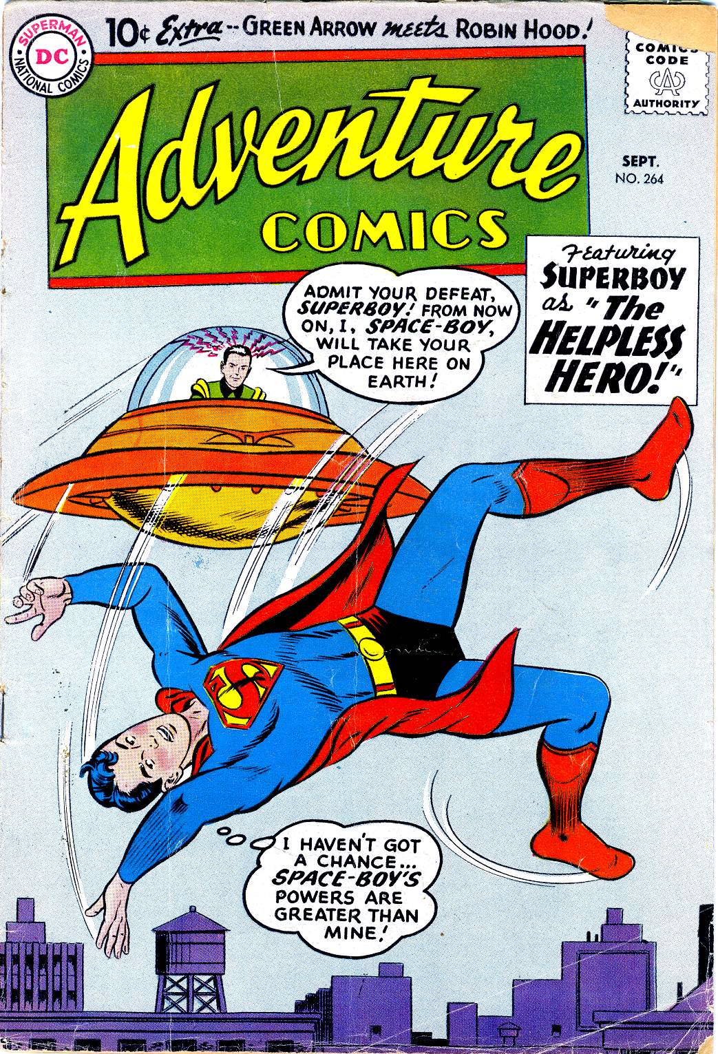 Adventure Comics (1938) #264 cover