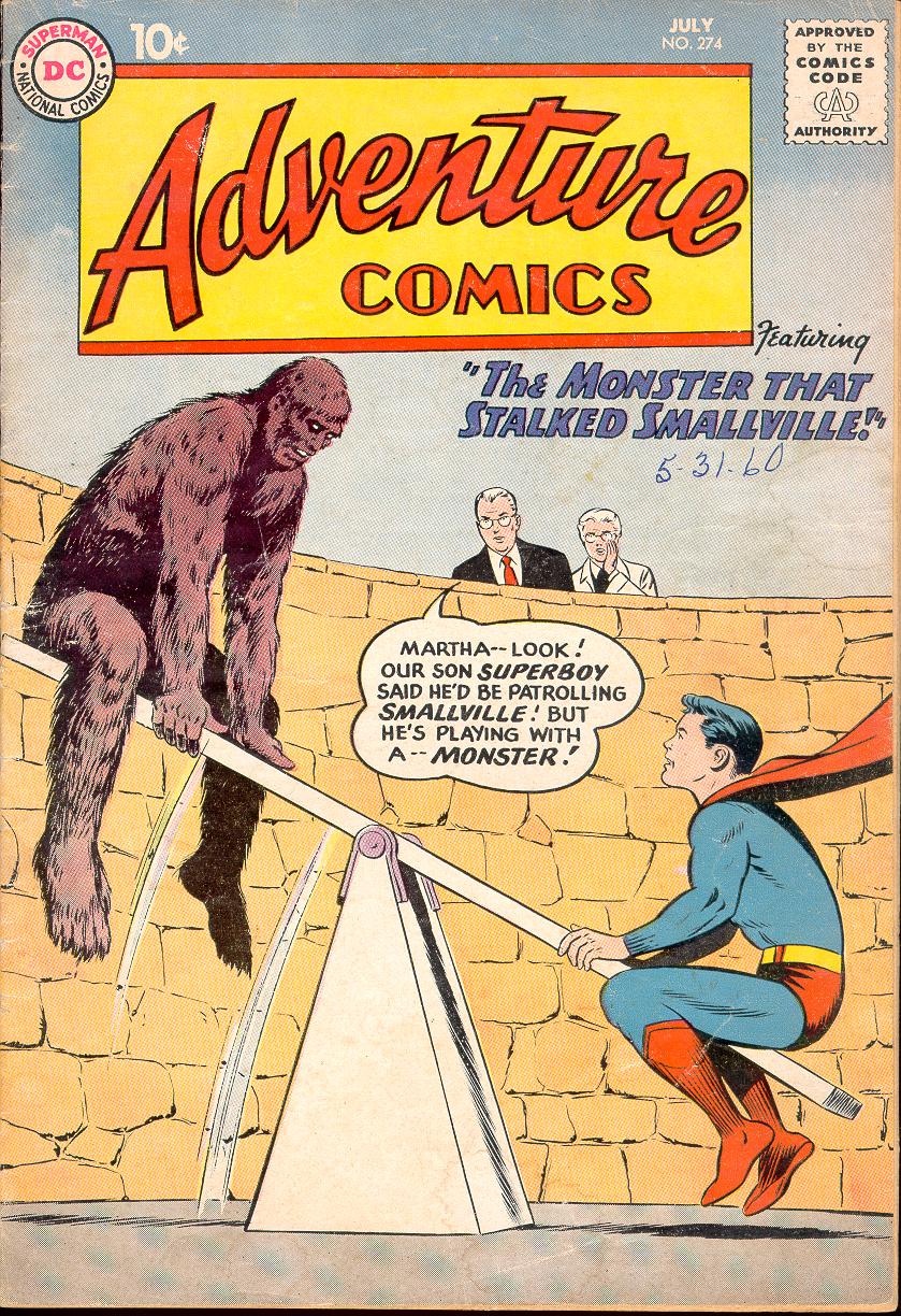Adventure Comics (1938) #274 cover