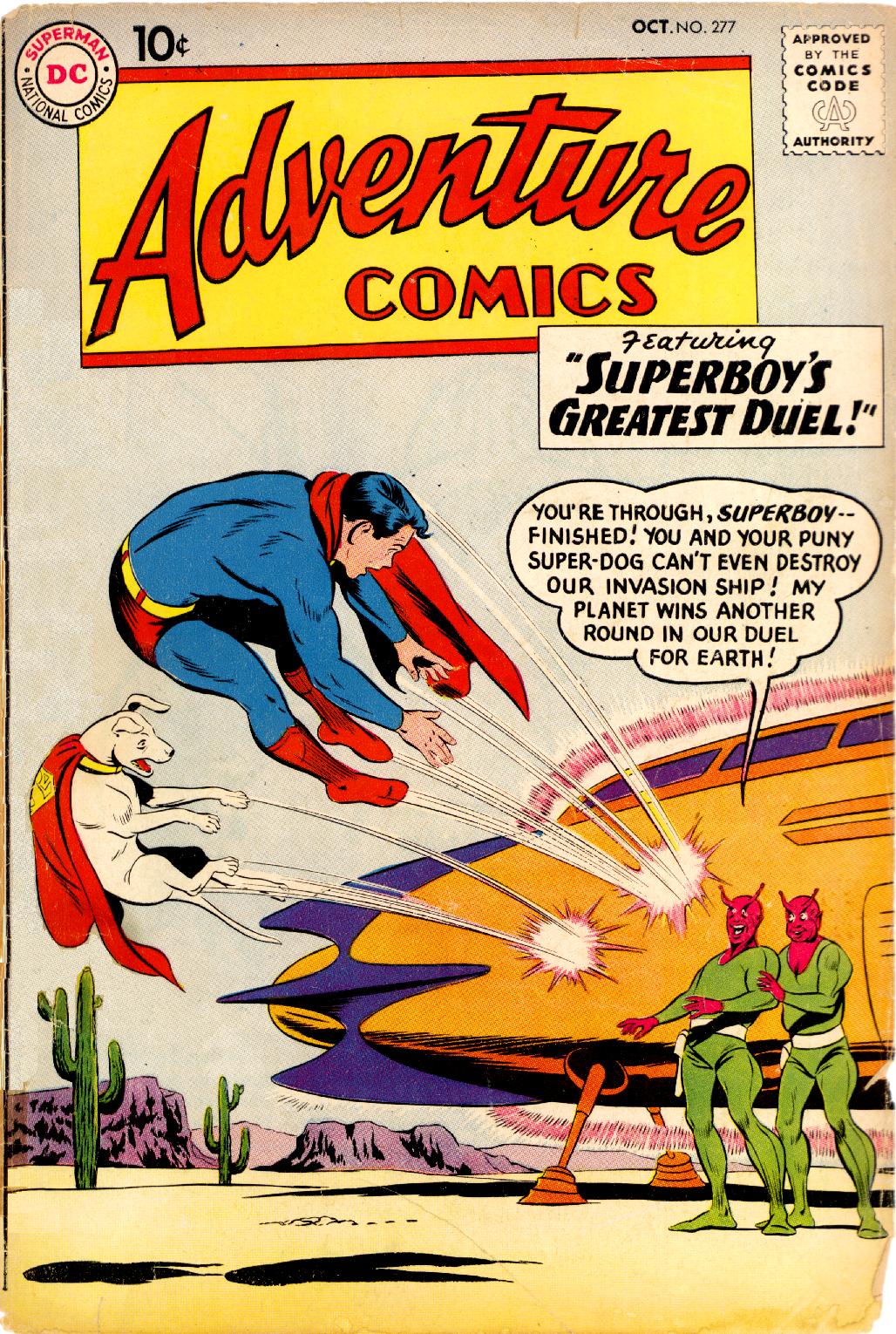 Adventure Comics (1938) #277 cover