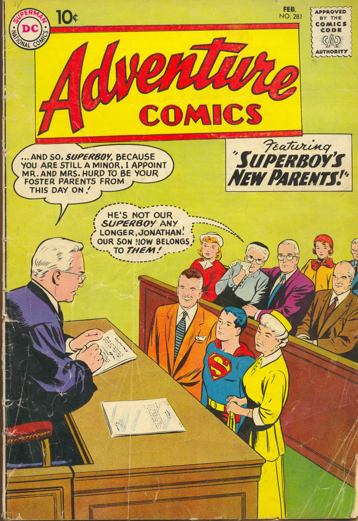 Adventure Comics (1938) #281 cover