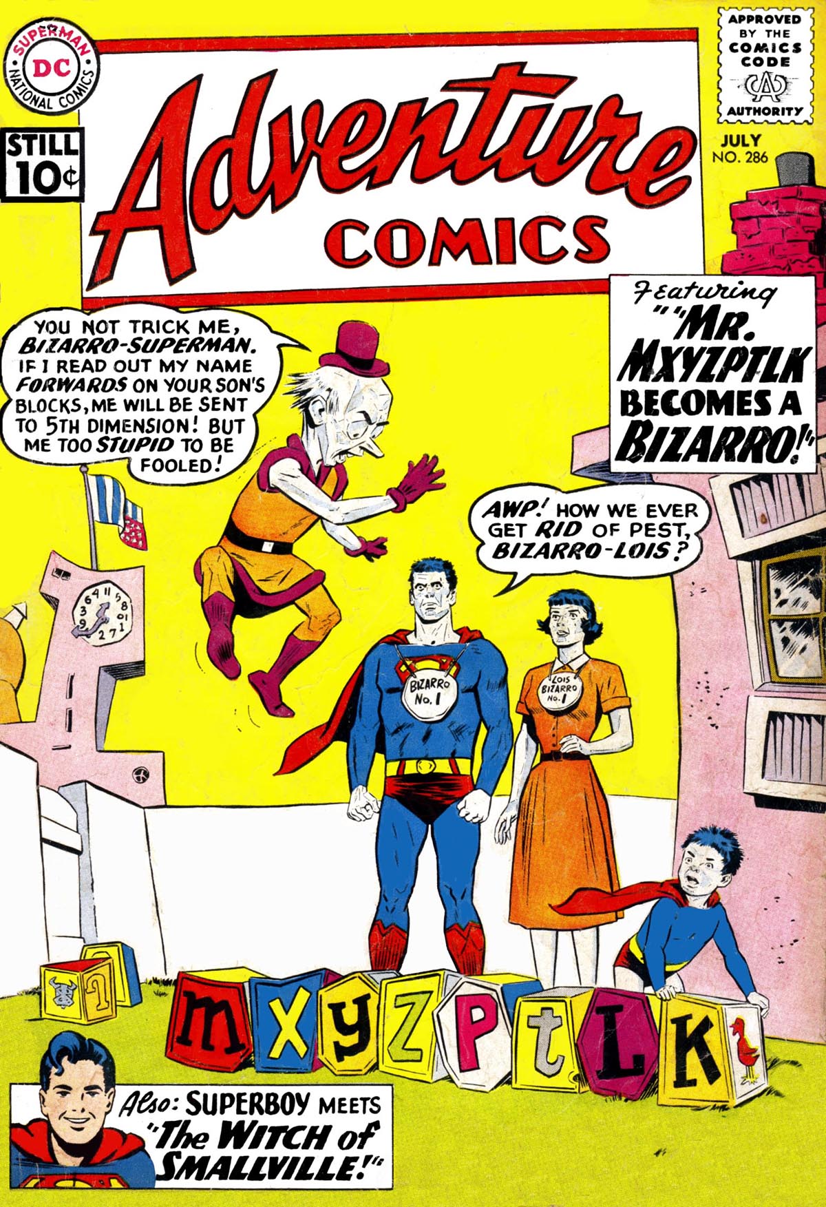 Adventure Comics (1938) #286 cover