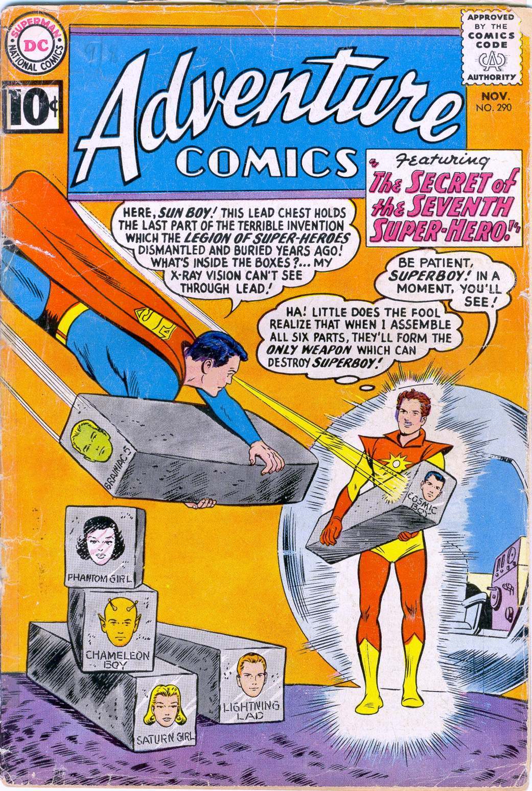 Adventure Comics (1938) #290 cover