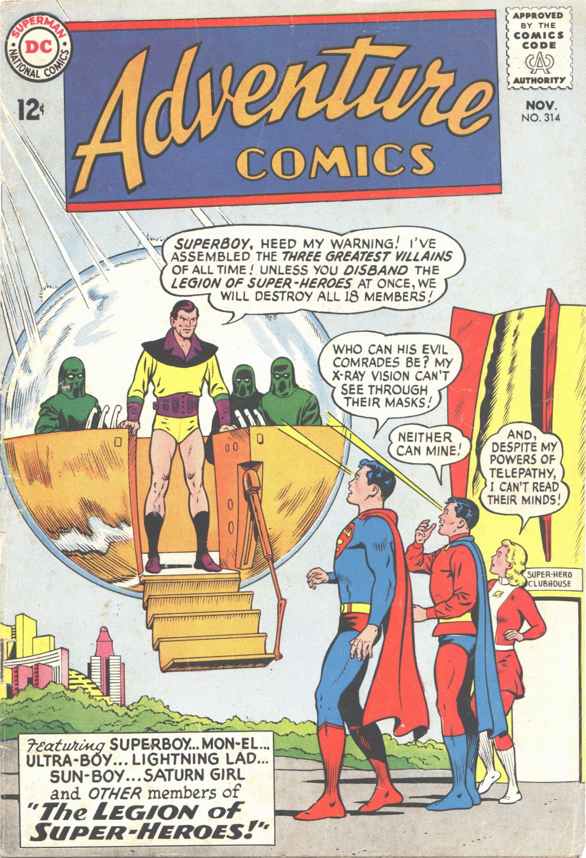 Adventure Comics (1938) #314 cover