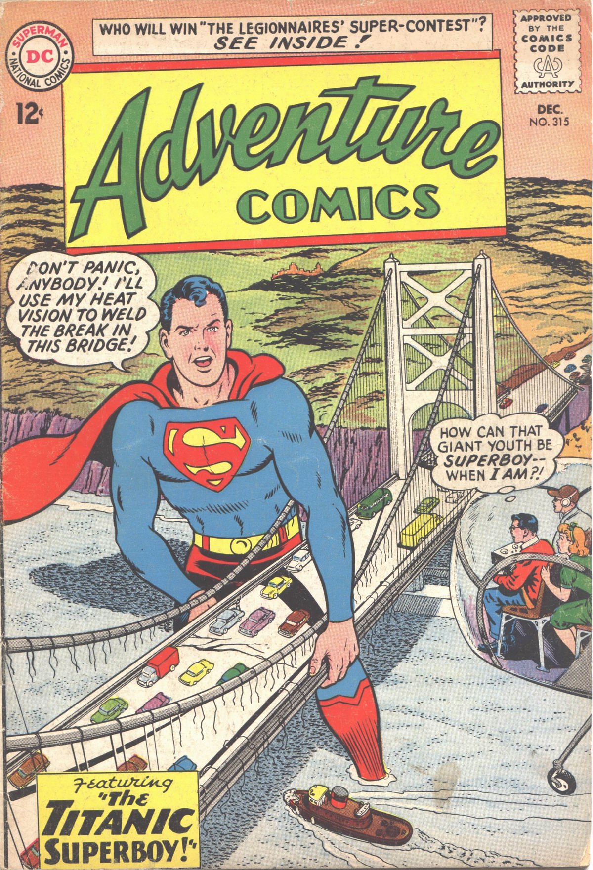 Adventure Comics (1938) #315 cover