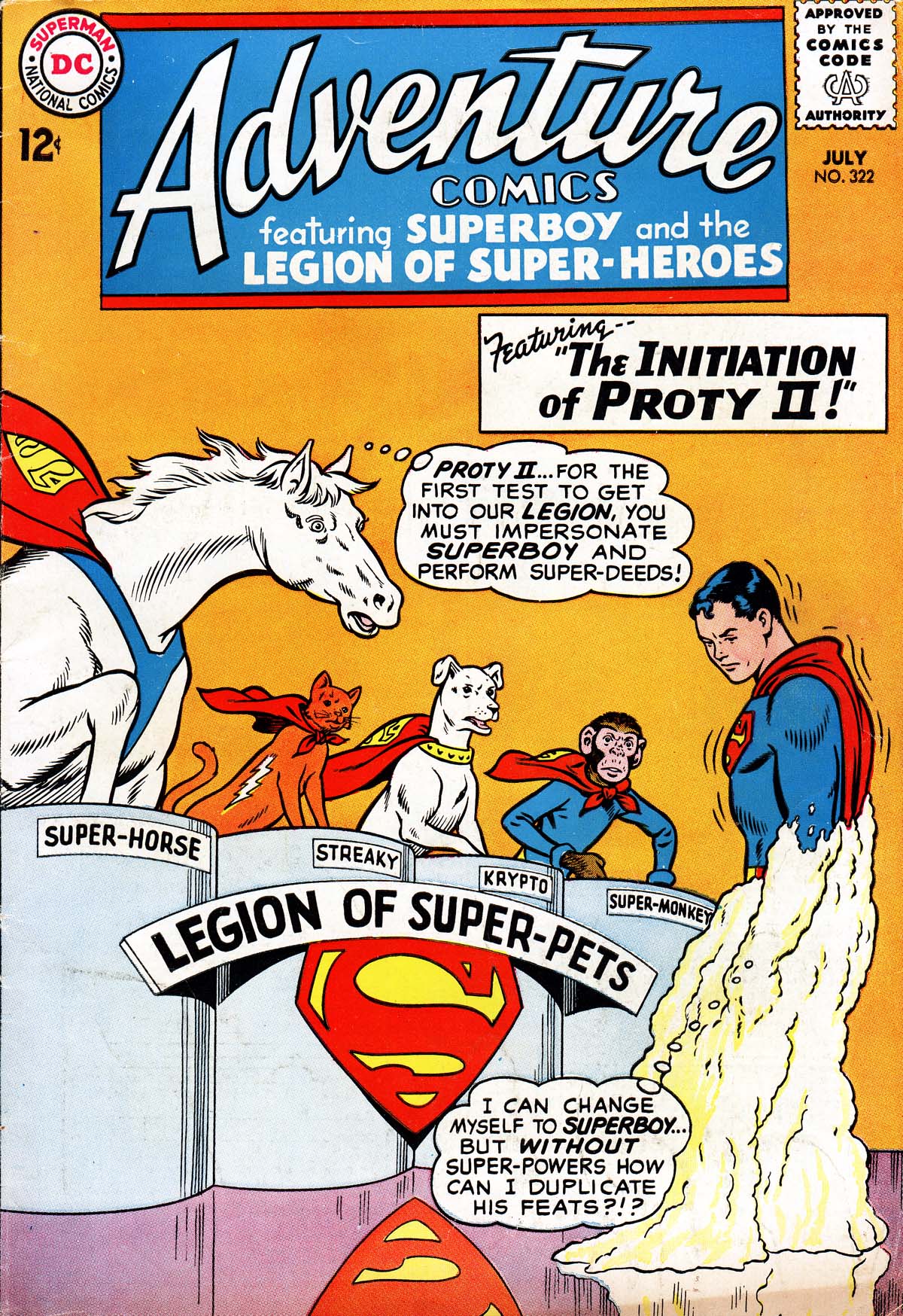 Adventure Comics (1938) #322 cover