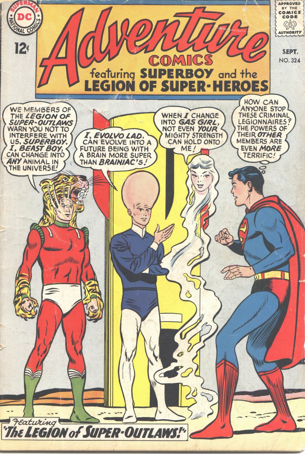 Adventure Comics (1938) #324 cover