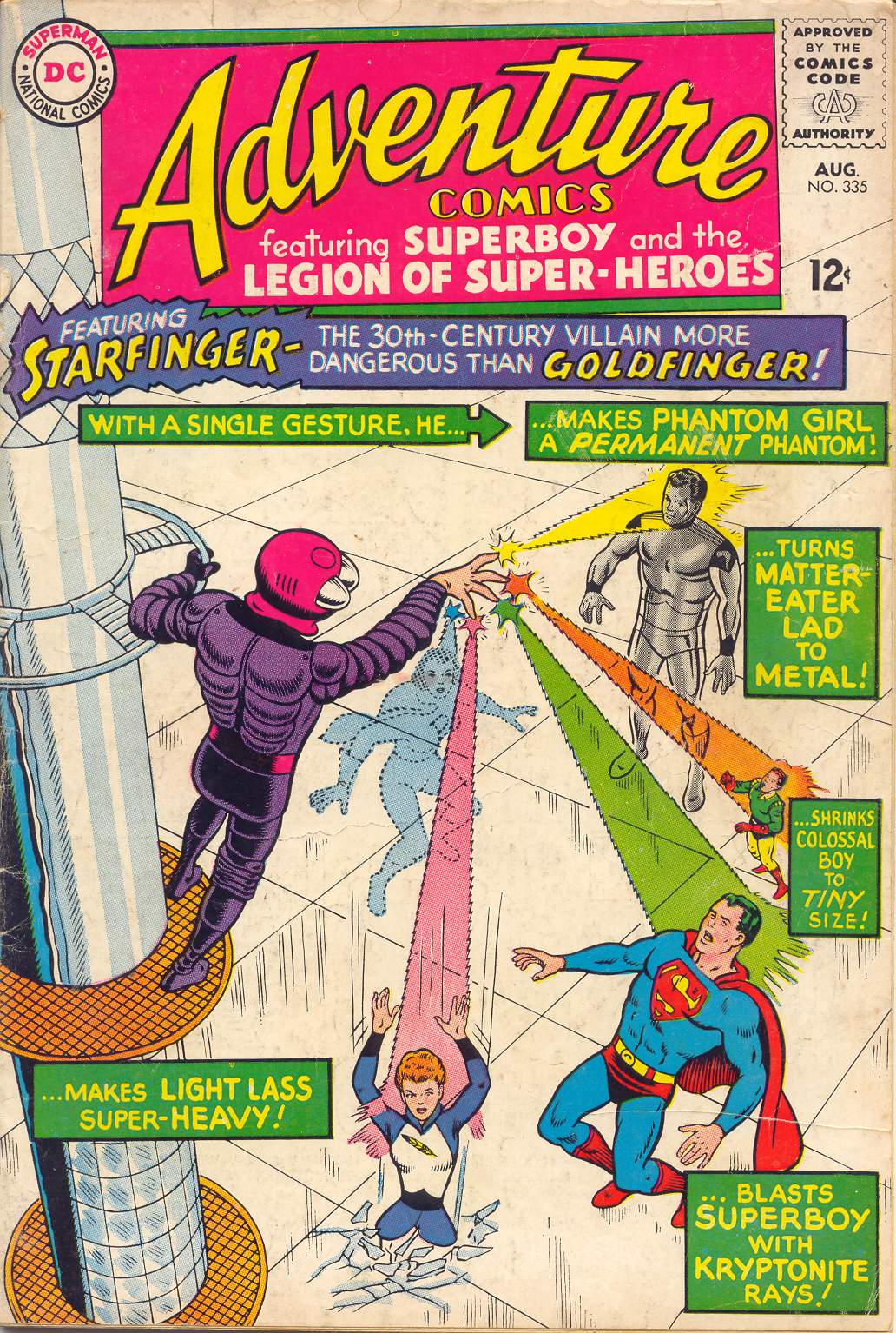 Adventure Comics (1938) #335 cover