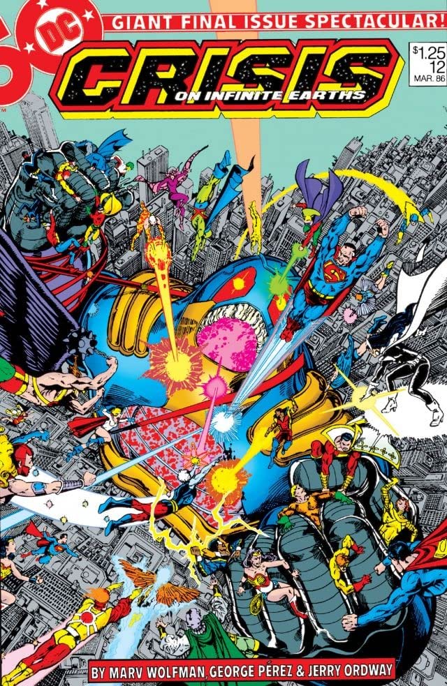 Crisis on Infinite Earths (1985) #12 cover