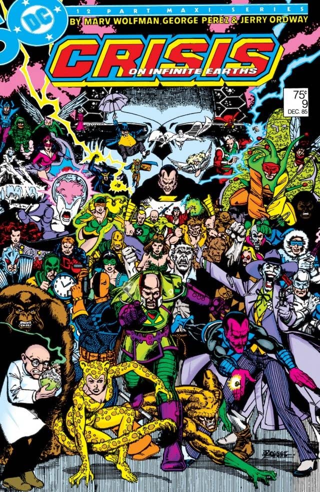 Crisis on Infinite Earths (1985) #9 cover