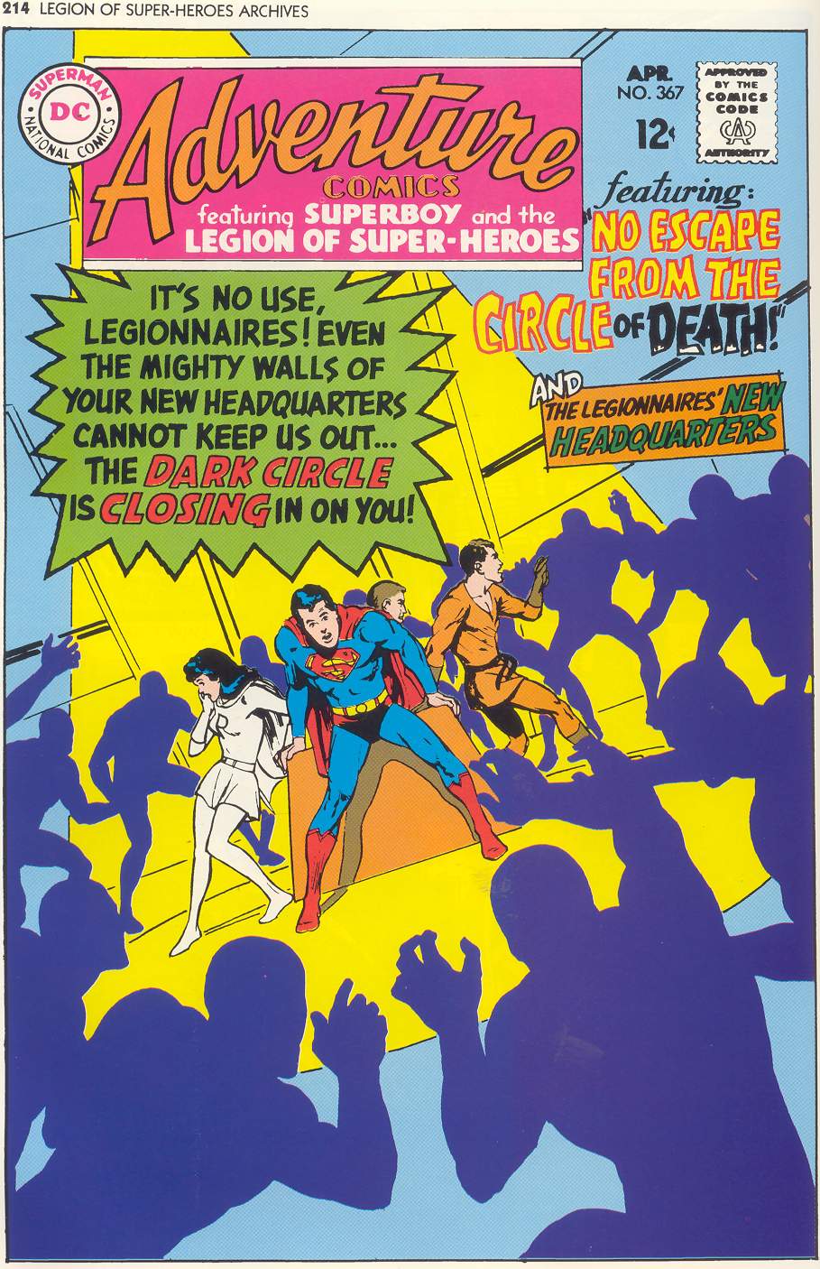 Adventure Comics (1938) #367 cover