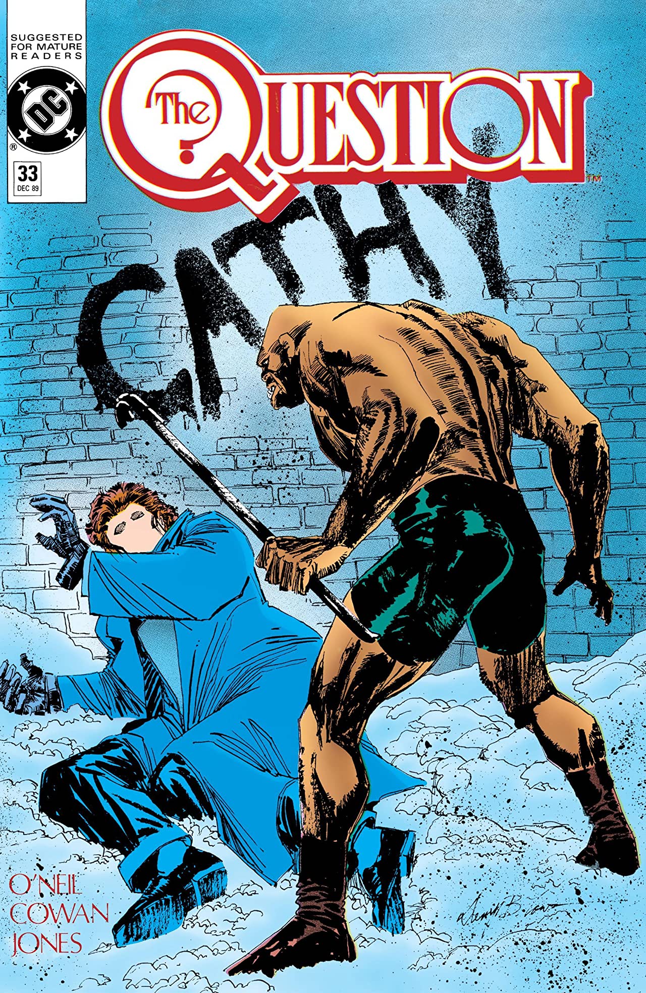 The Question (1987) #33 cover