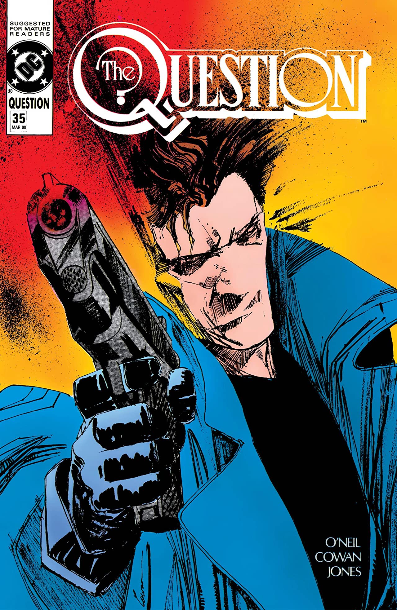 The Question (1987) #35 cover