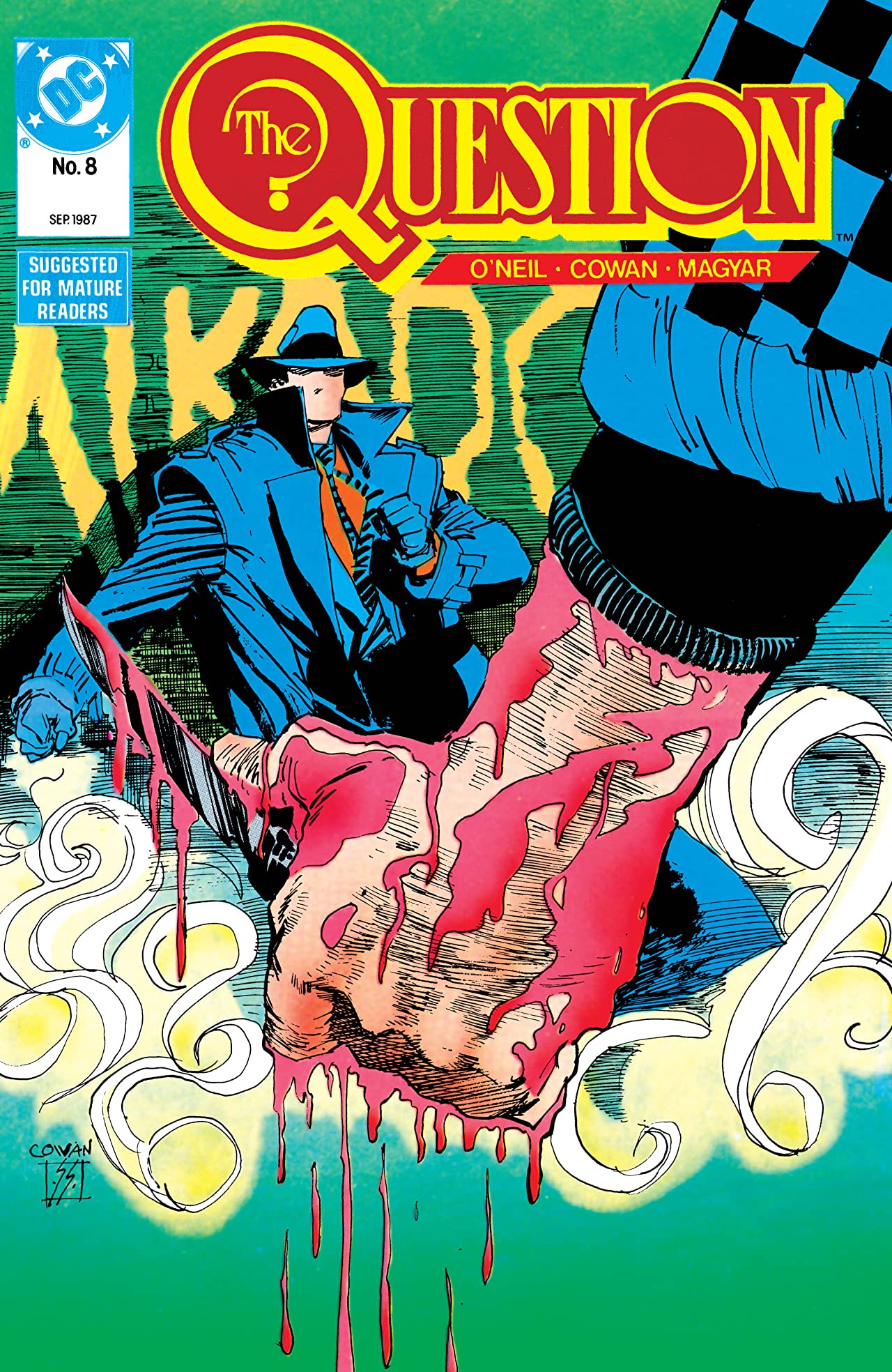 The Question (1987) #8 cover