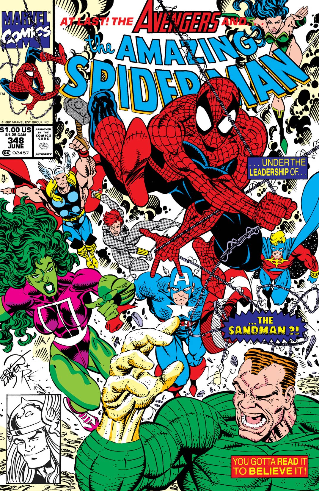 Cover of The Amazing Spider-Man #348