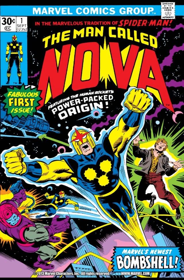 Nova (1976) #1 cover