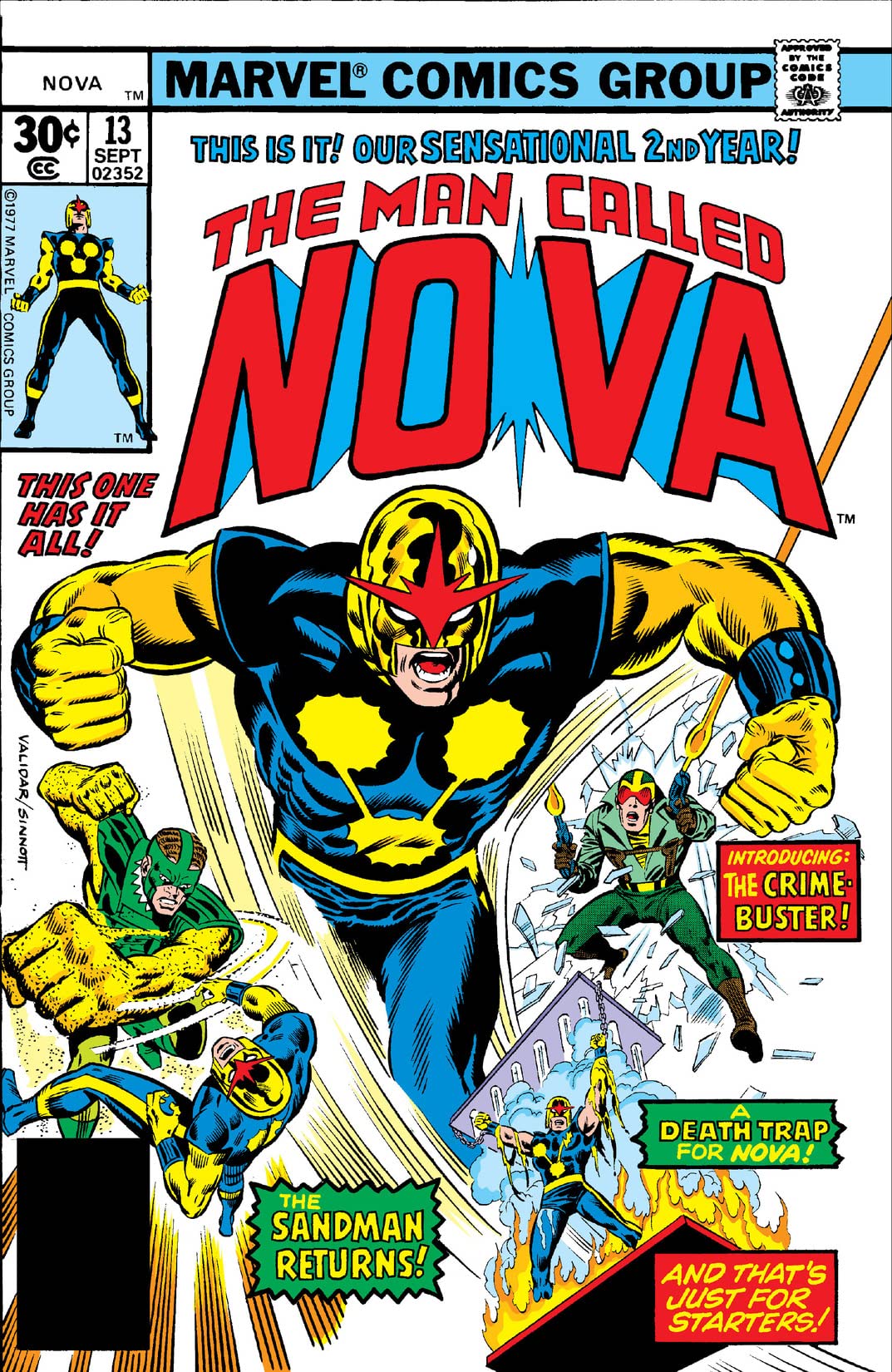 Nova (1976) #13 cover
