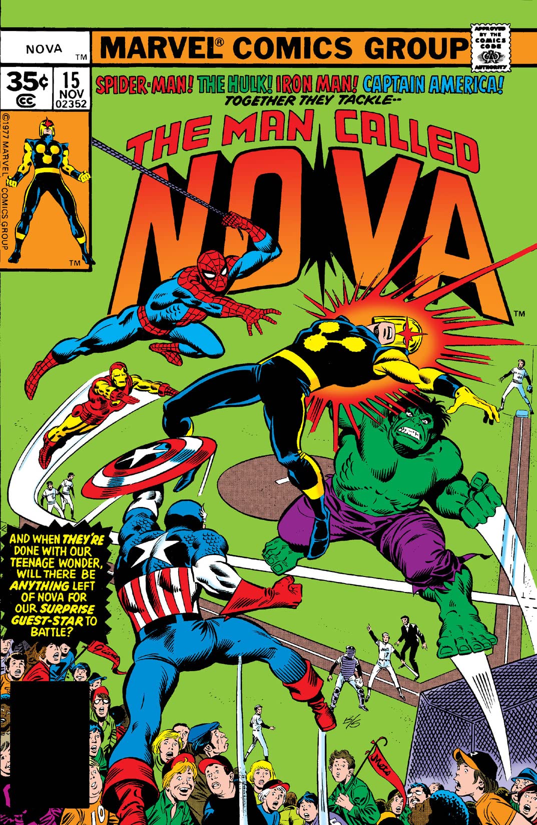 Nova (1976) #15 cover
