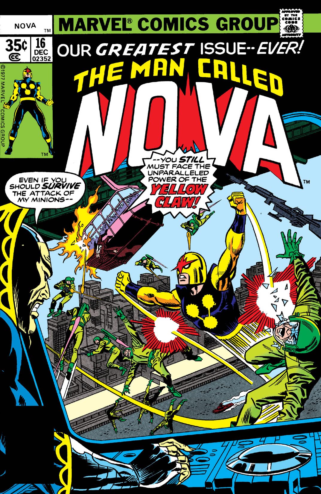 Nova (1976) #16 cover