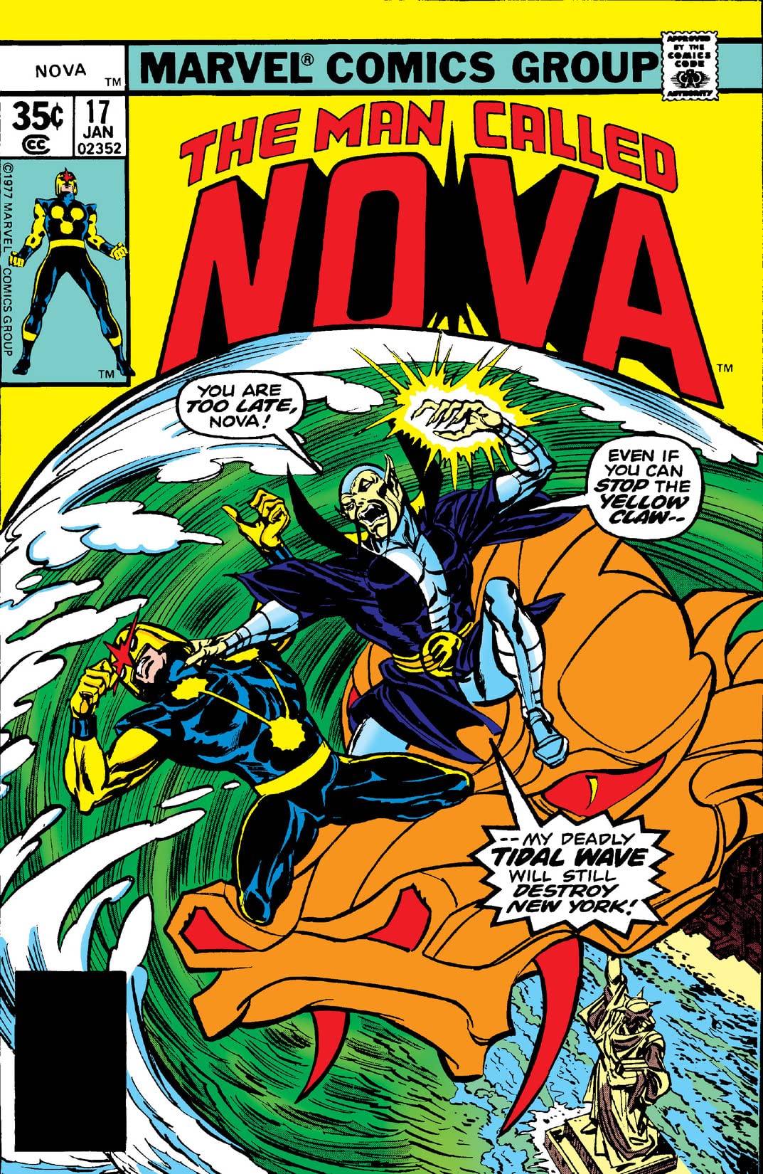 Nova (1976) #17 cover