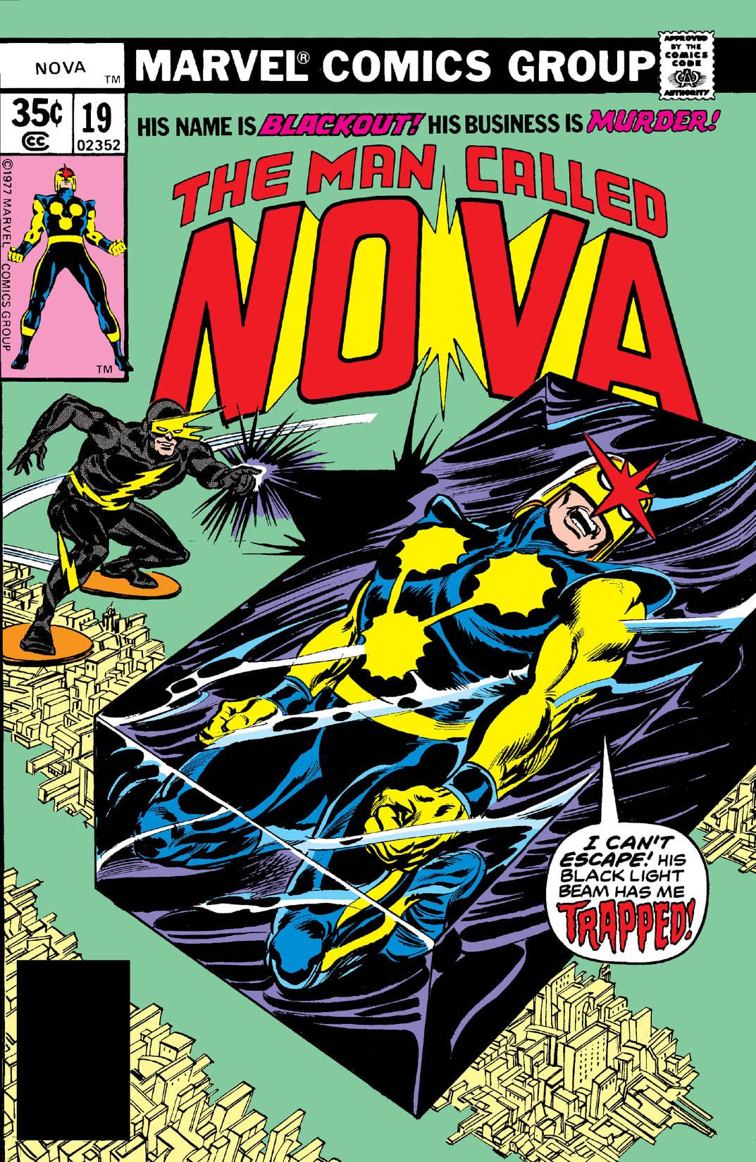 Nova (1976) #19 cover