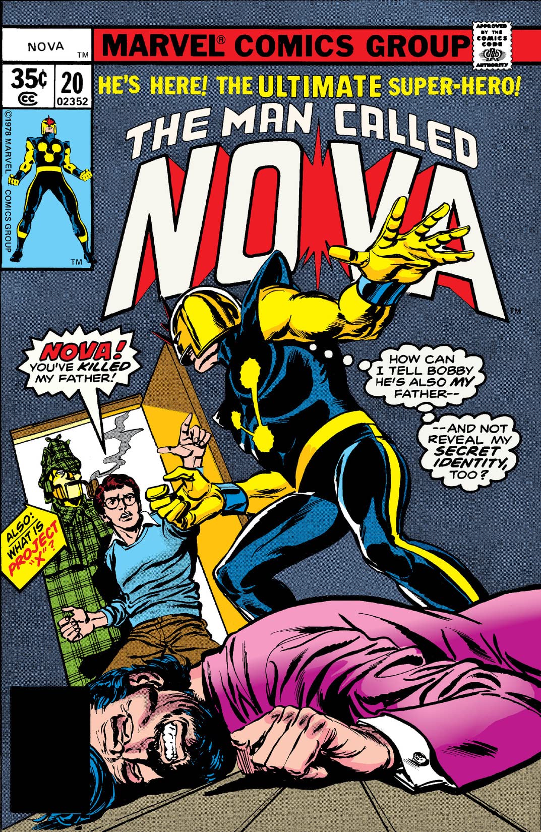 Nova (1976) #20 cover