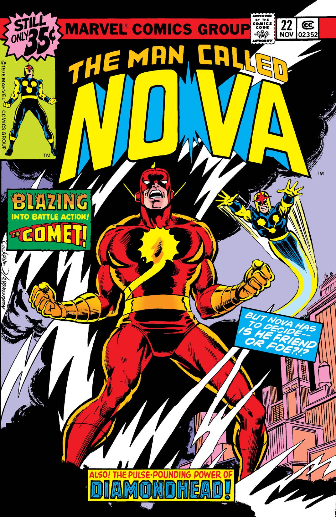 The Man Called Nova (1978) #22 cover