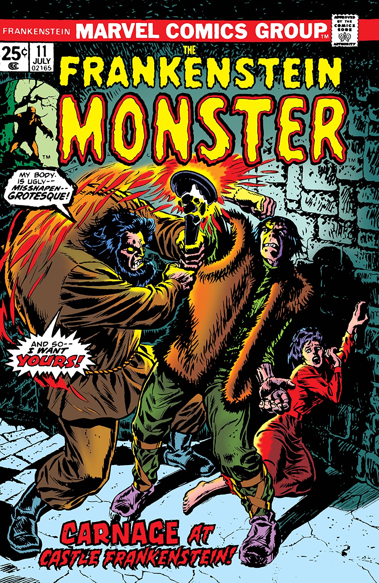 Frankenstein (1973) #11 cover