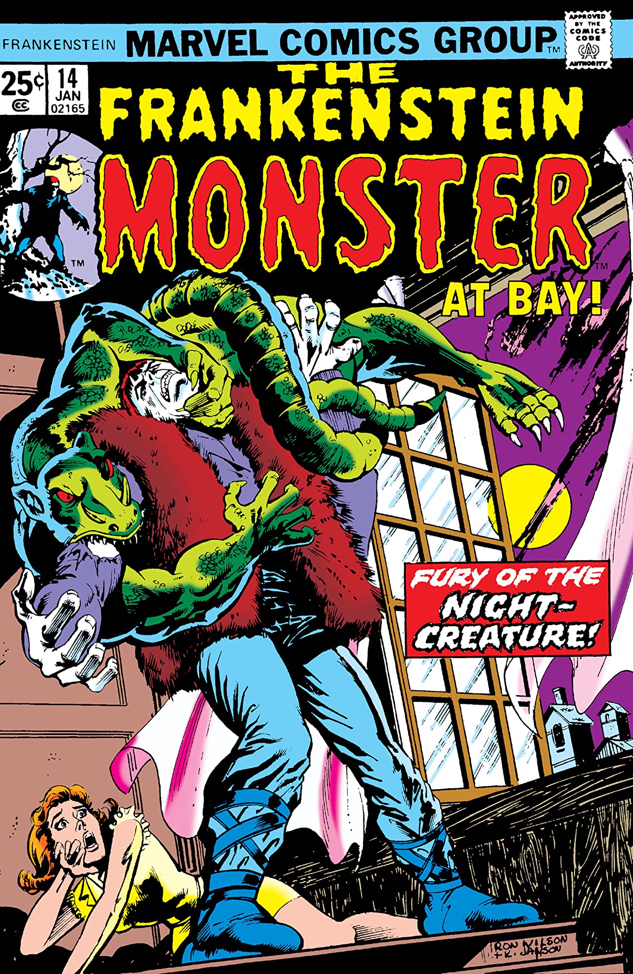 Frankenstein (1973) #14 cover