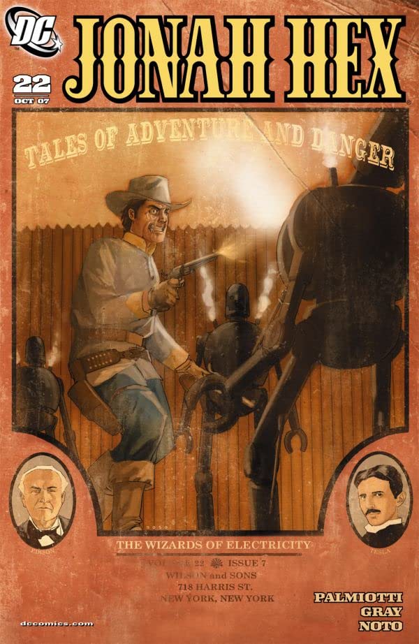 Jonah Hex (2006) #22 cover