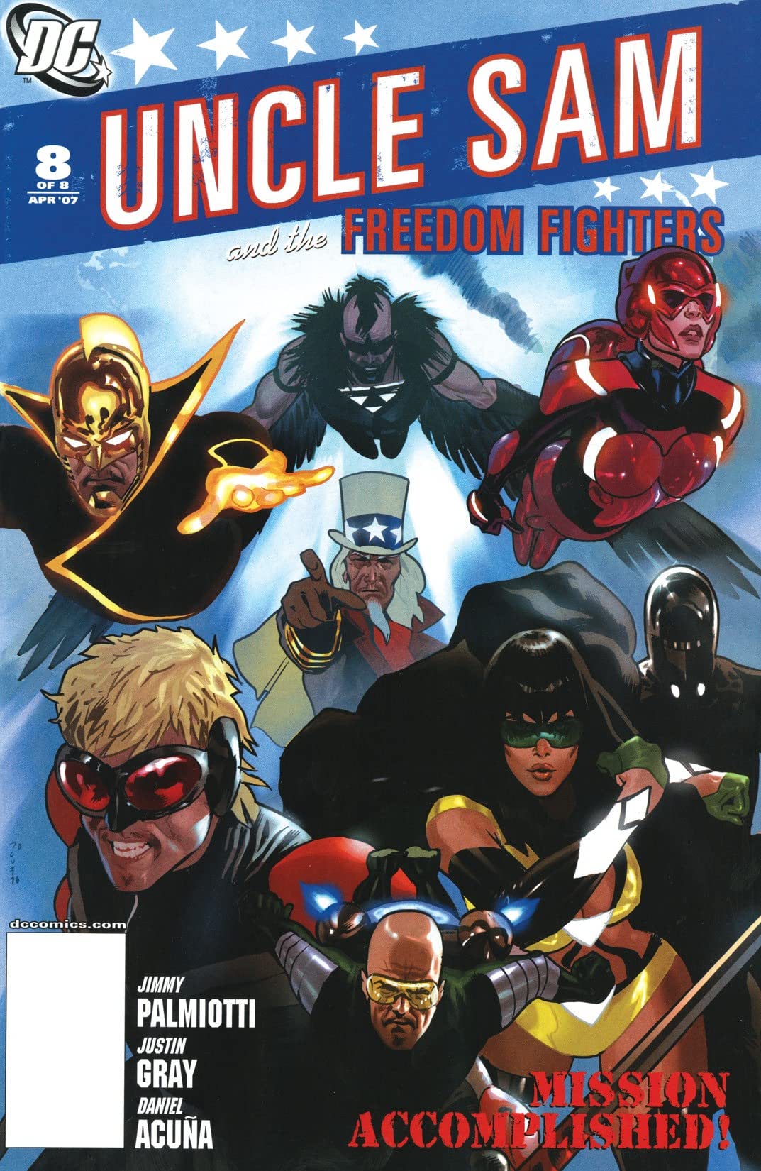 Uncle Sam and the Freedom Fighters (2006) #8 cover