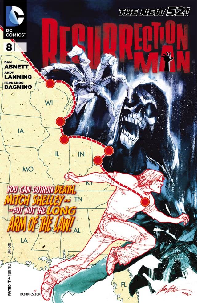Resurrection Man (2011) #8 cover