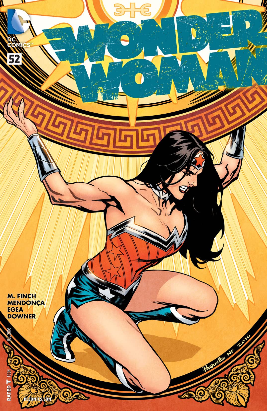 Wonder Woman (2011) #52 cover