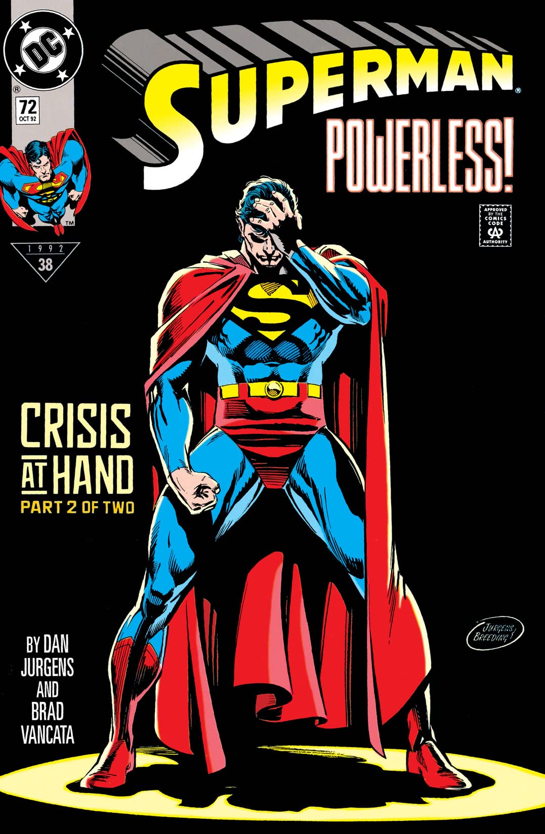 Superman (1987) #72 cover