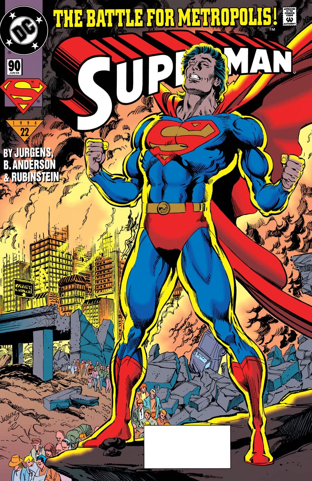 Superman (1987) #90 cover