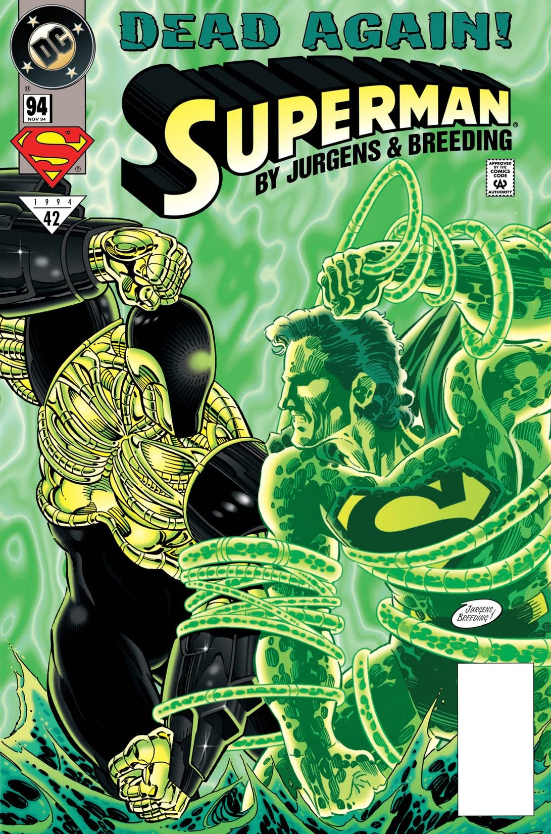 Superman (1987) #94 cover