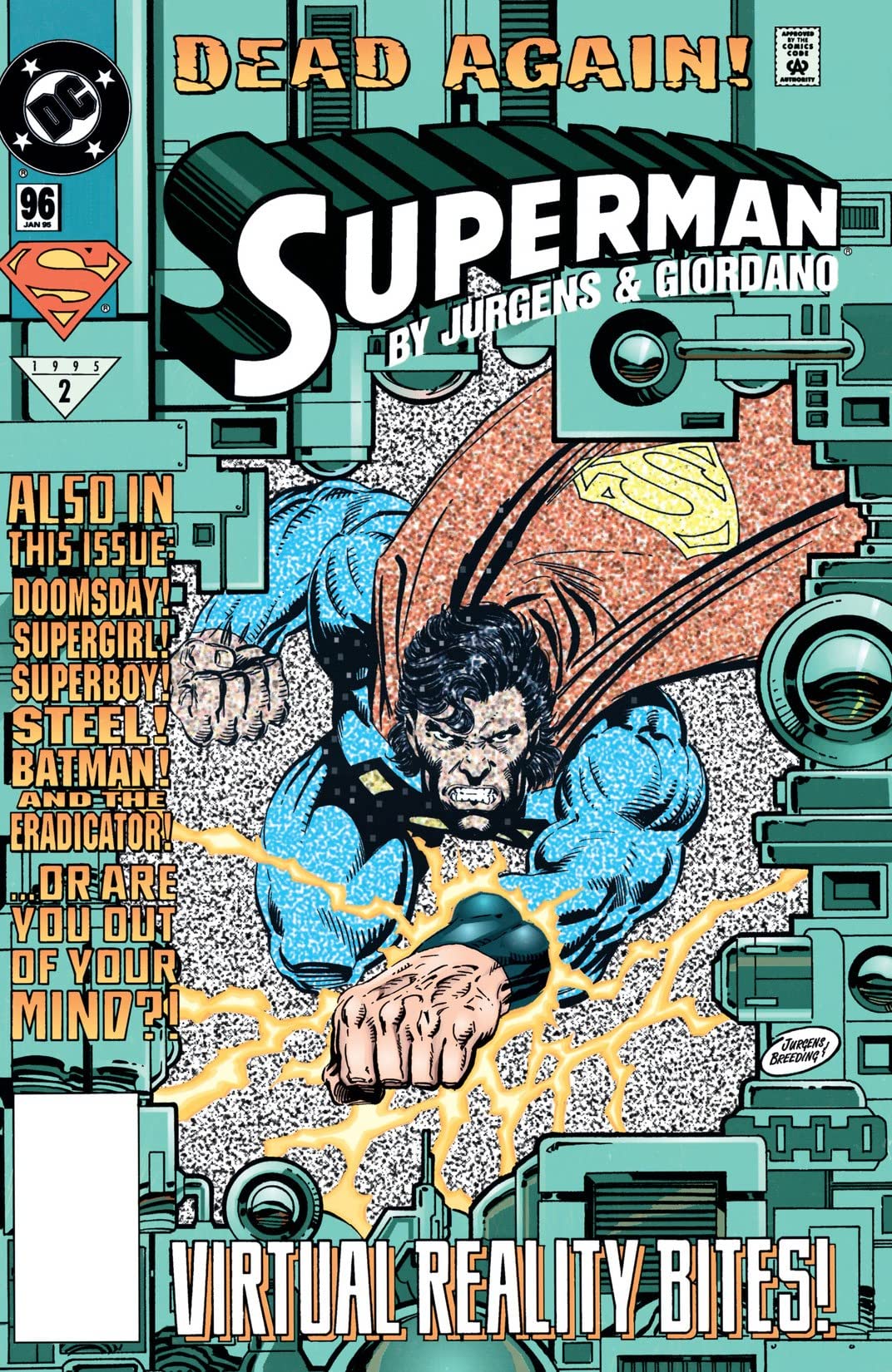 Superman (1987) #96 cover