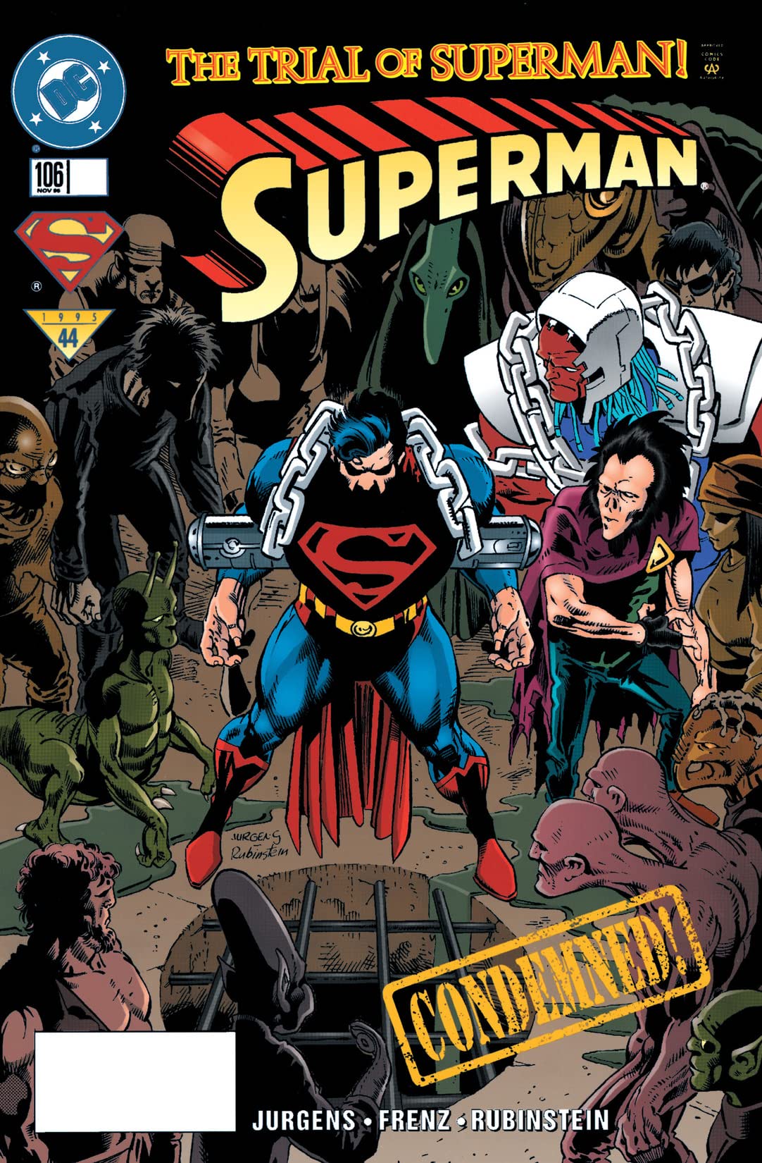 Superman (1987) #106 cover