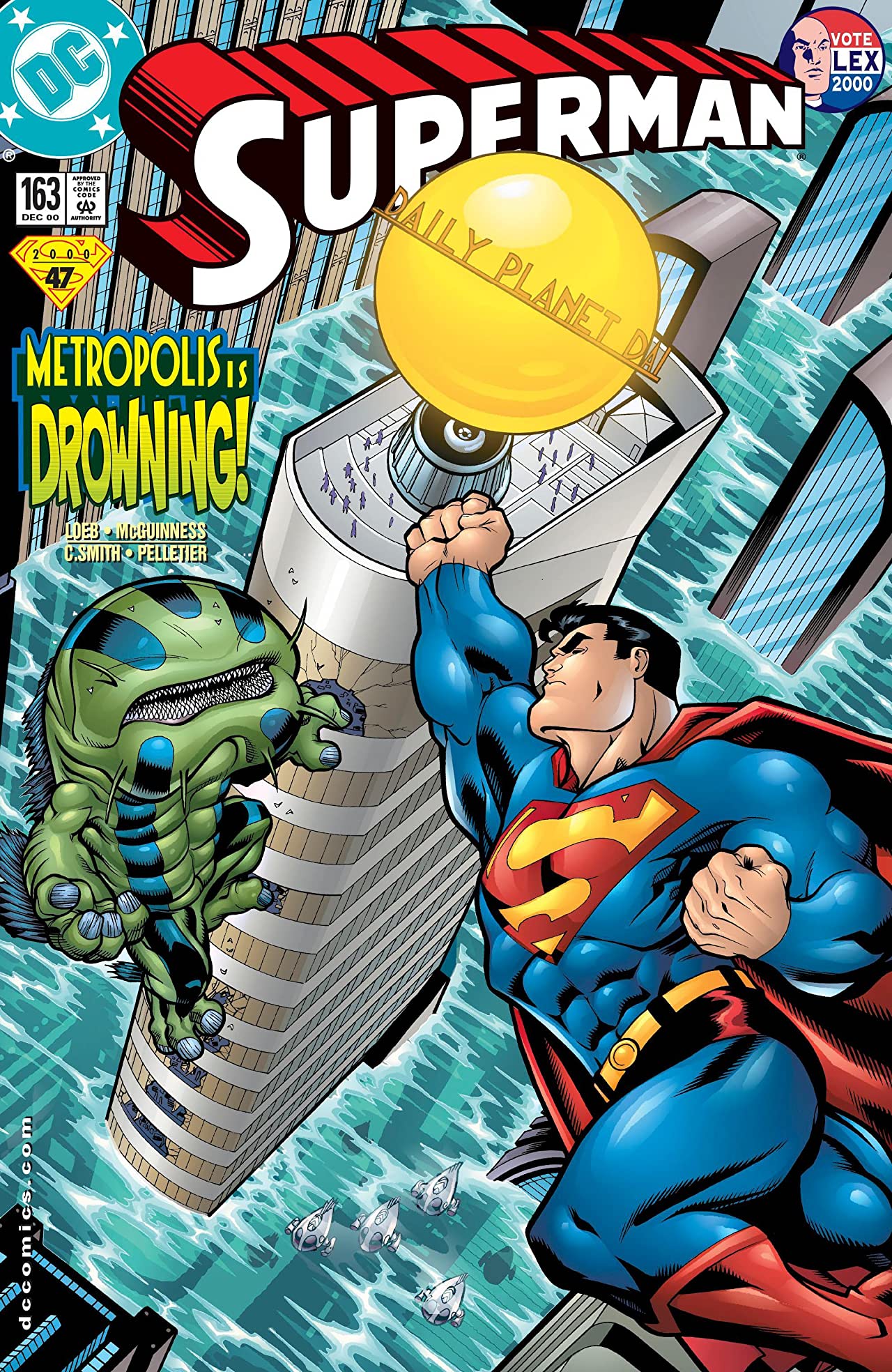 Superman (1987) #163 cover