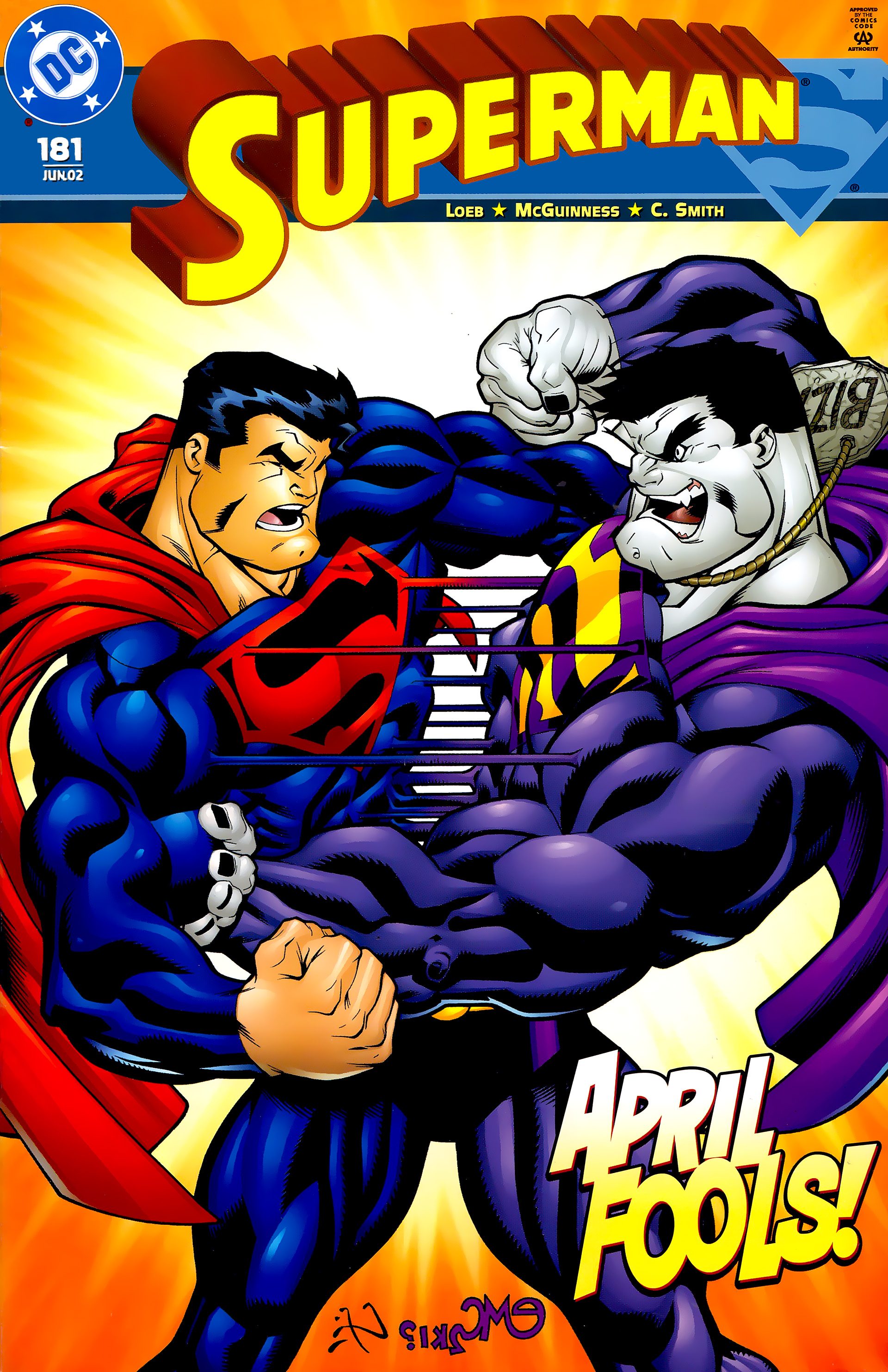 Superman (1987) #181 cover