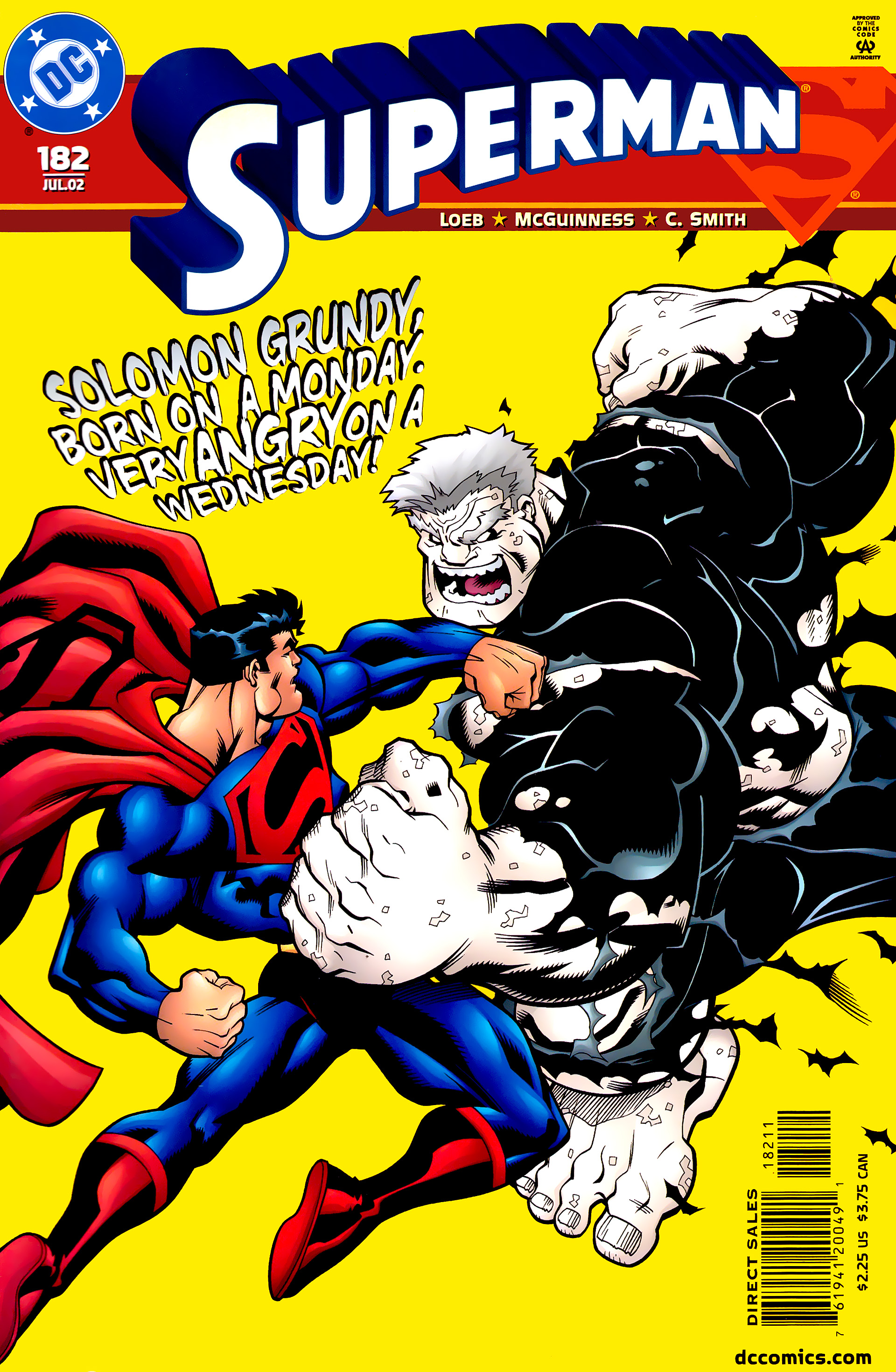 Superman (1987) #182 cover
