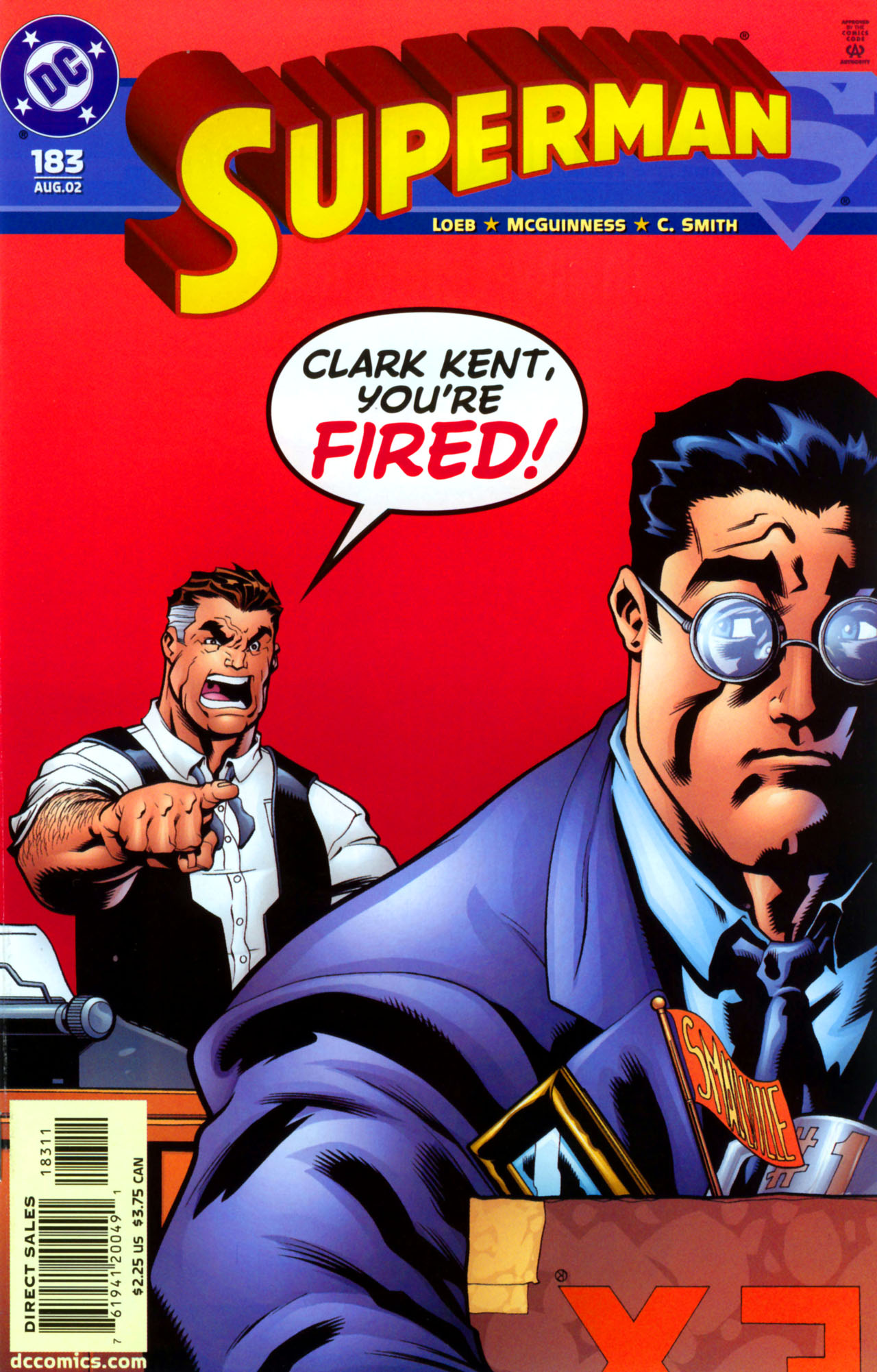 Superman (1987) #183 cover