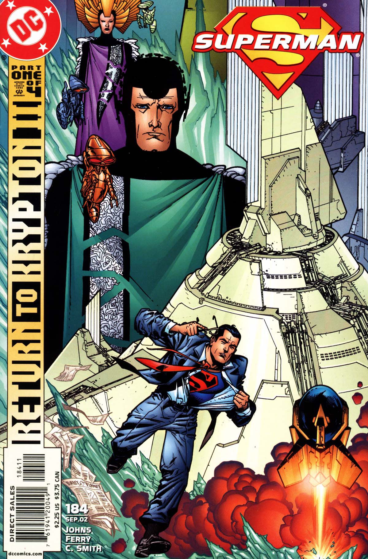Superman (1987) #184 cover