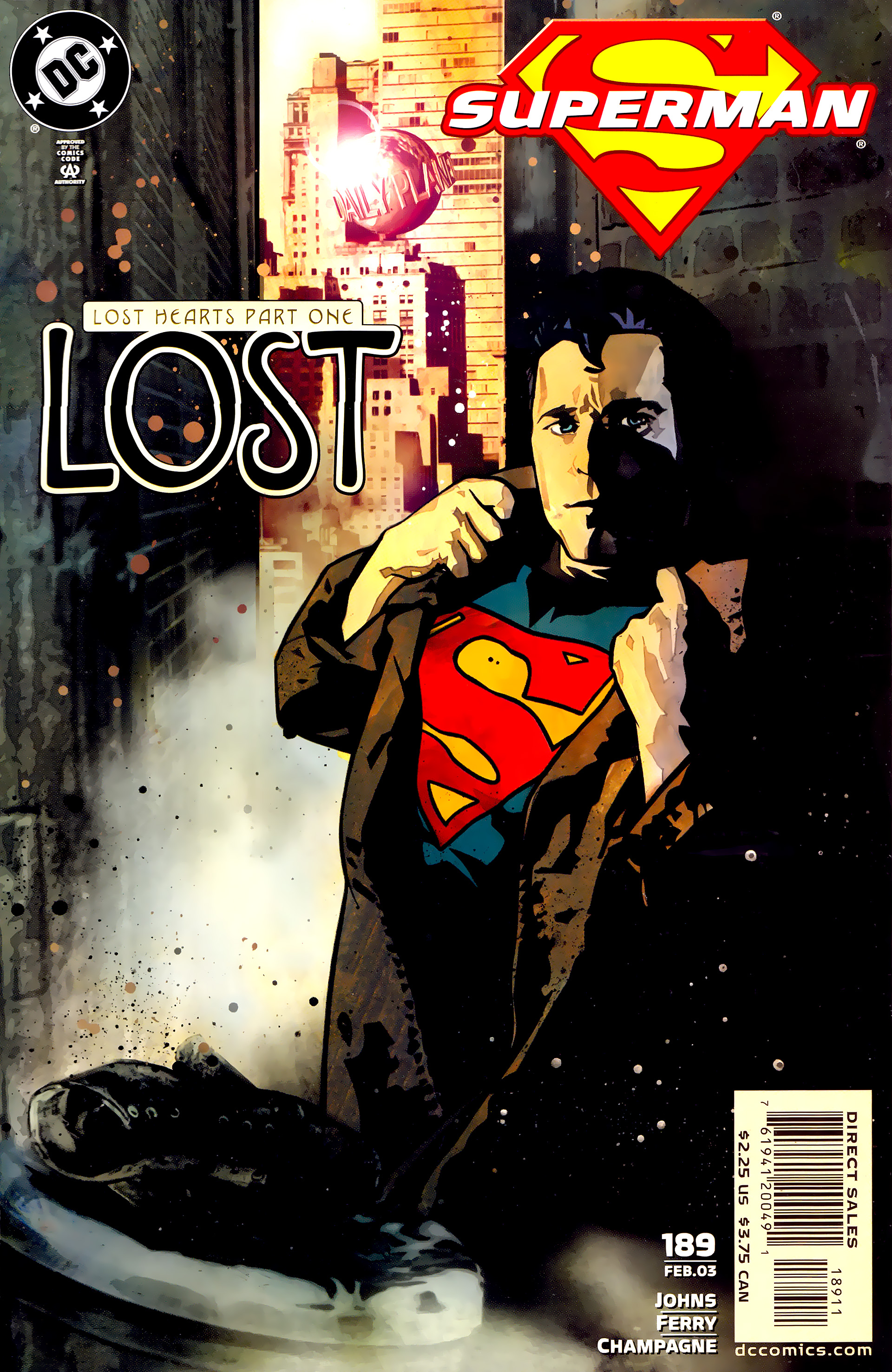 Superman (1987) #189 cover