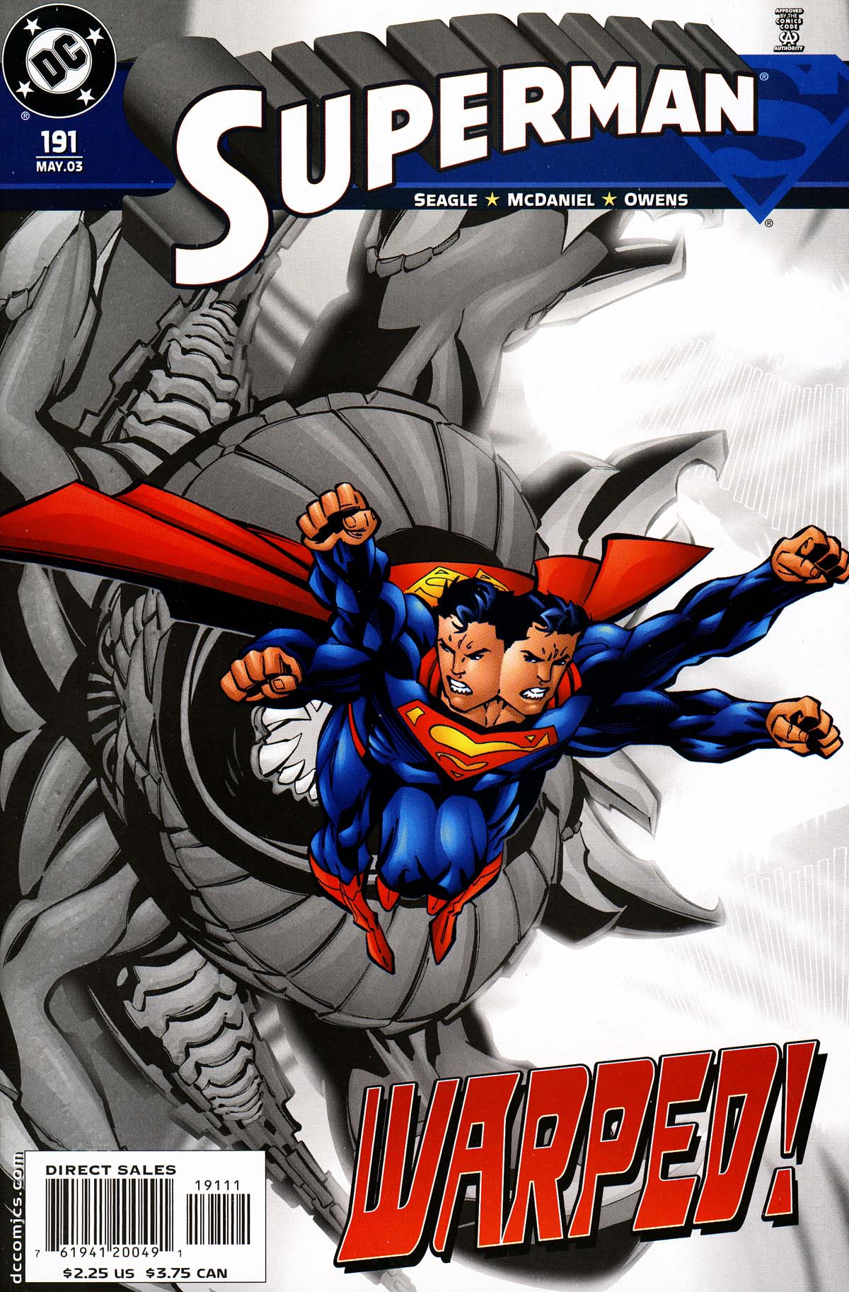 Superman (1987) #191 cover