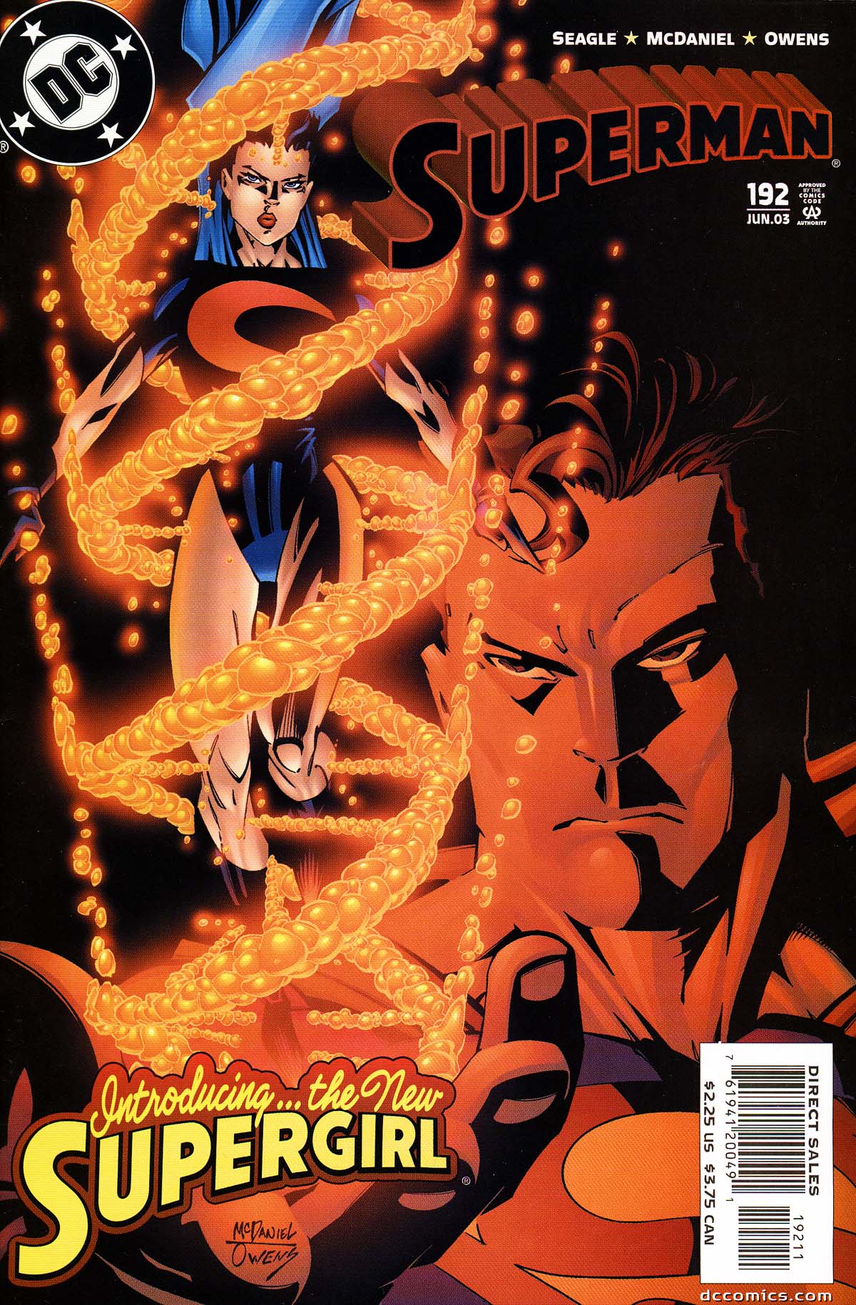 Superman (1987) #192 cover