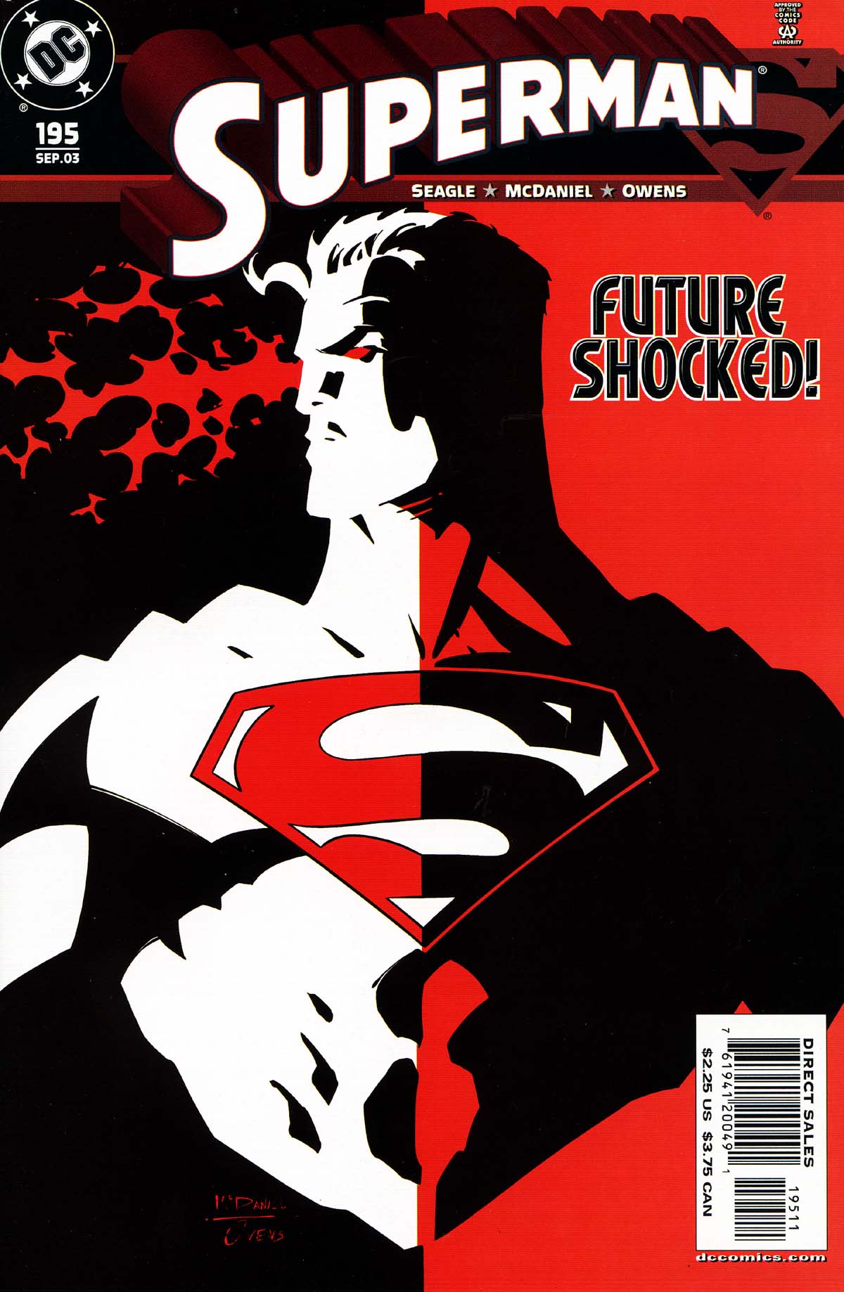 Superman (1987) #195 cover