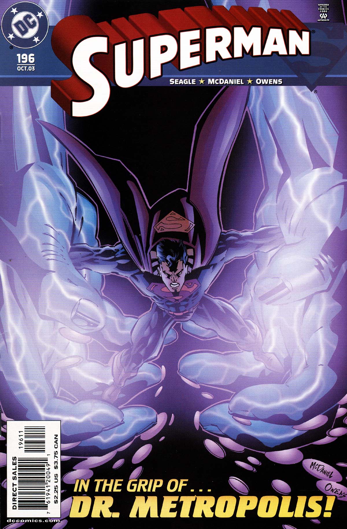 Superman (1987) #196 cover