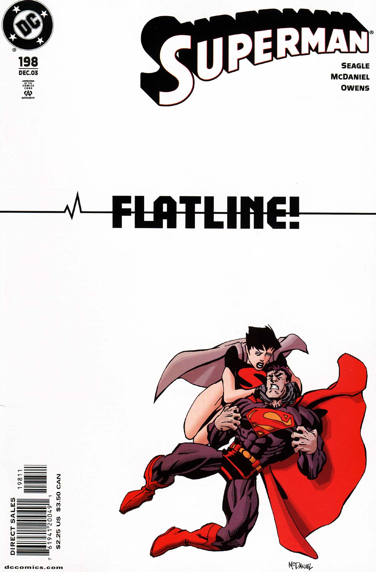 Superman (1987) #198 cover