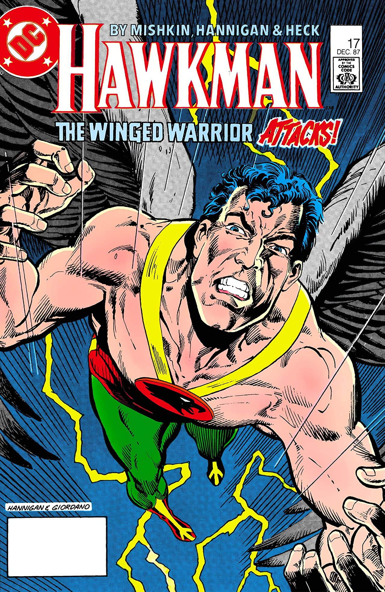 Hawkman (1986) #17 cover