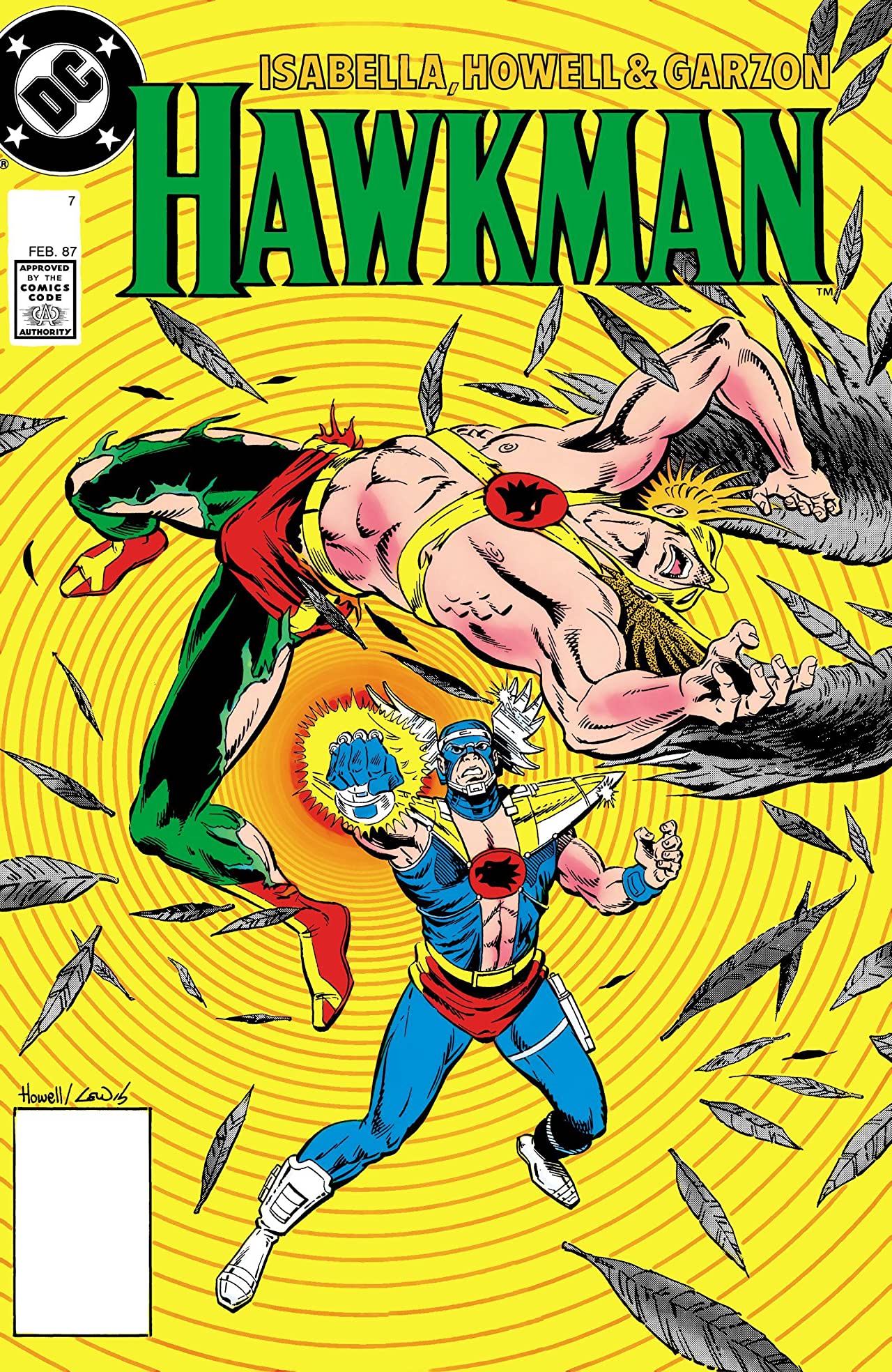 Hawkman (1986) #7 cover